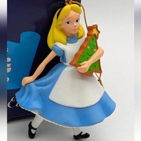 Alice in Wonderland Grolier President's Christmas Magic Disney Ornament with Box - Picture 2 of 6